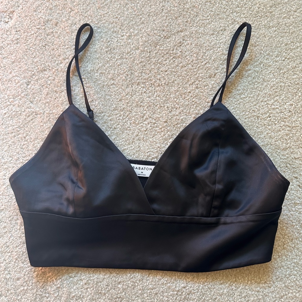 Aritzia Silk Bra Top